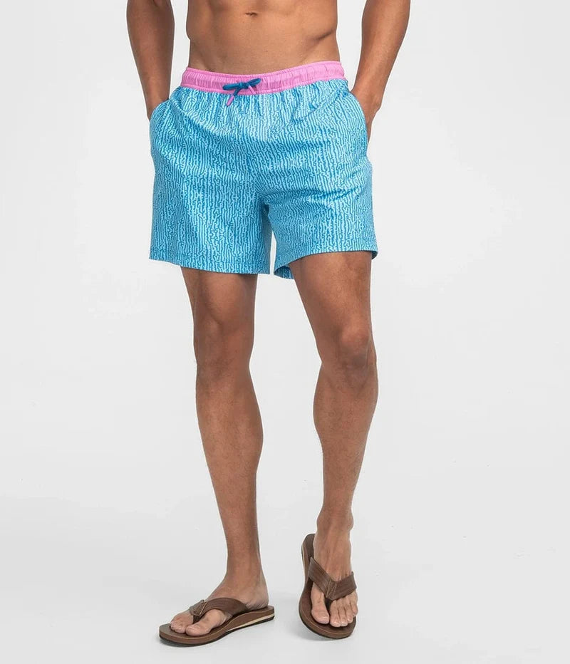 Marine Mirage Swim Shorts - 6" inseam | Southern Shirt Co.