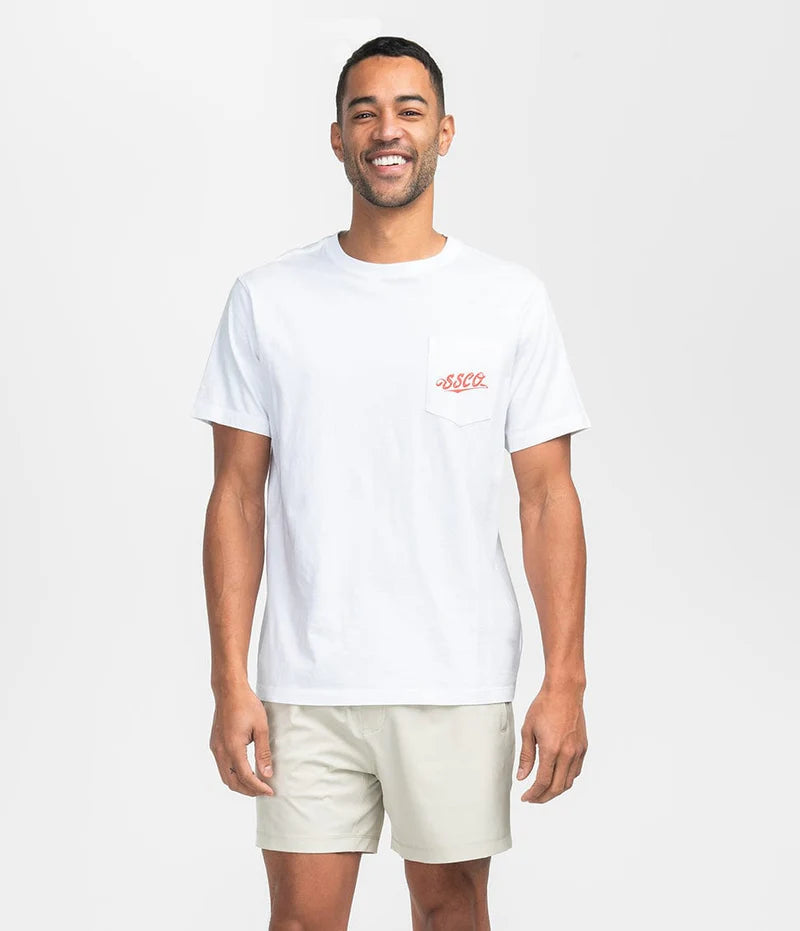 Beach Life Badge Short Sleeve Tee | Southern Shirt Co.