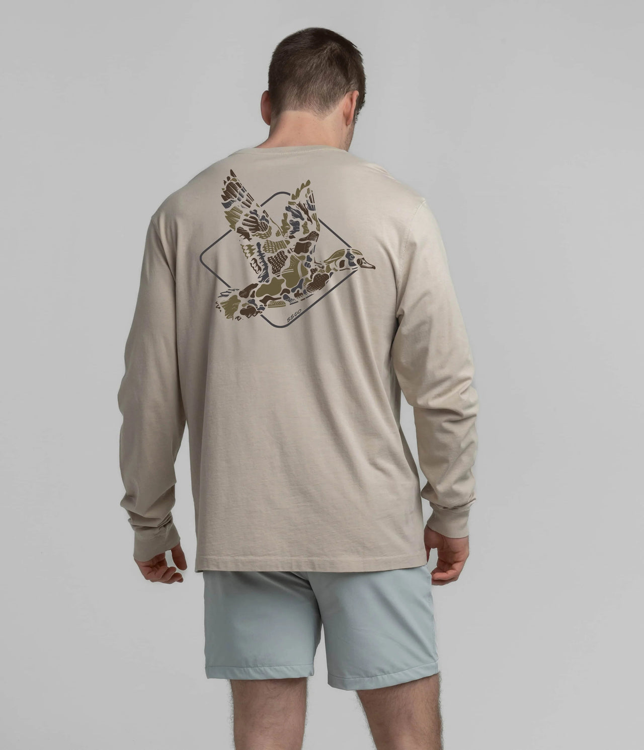 Men's Camo Flight Long Sleeve Tee | Southern Shirt Co. Southern Shirt Co.