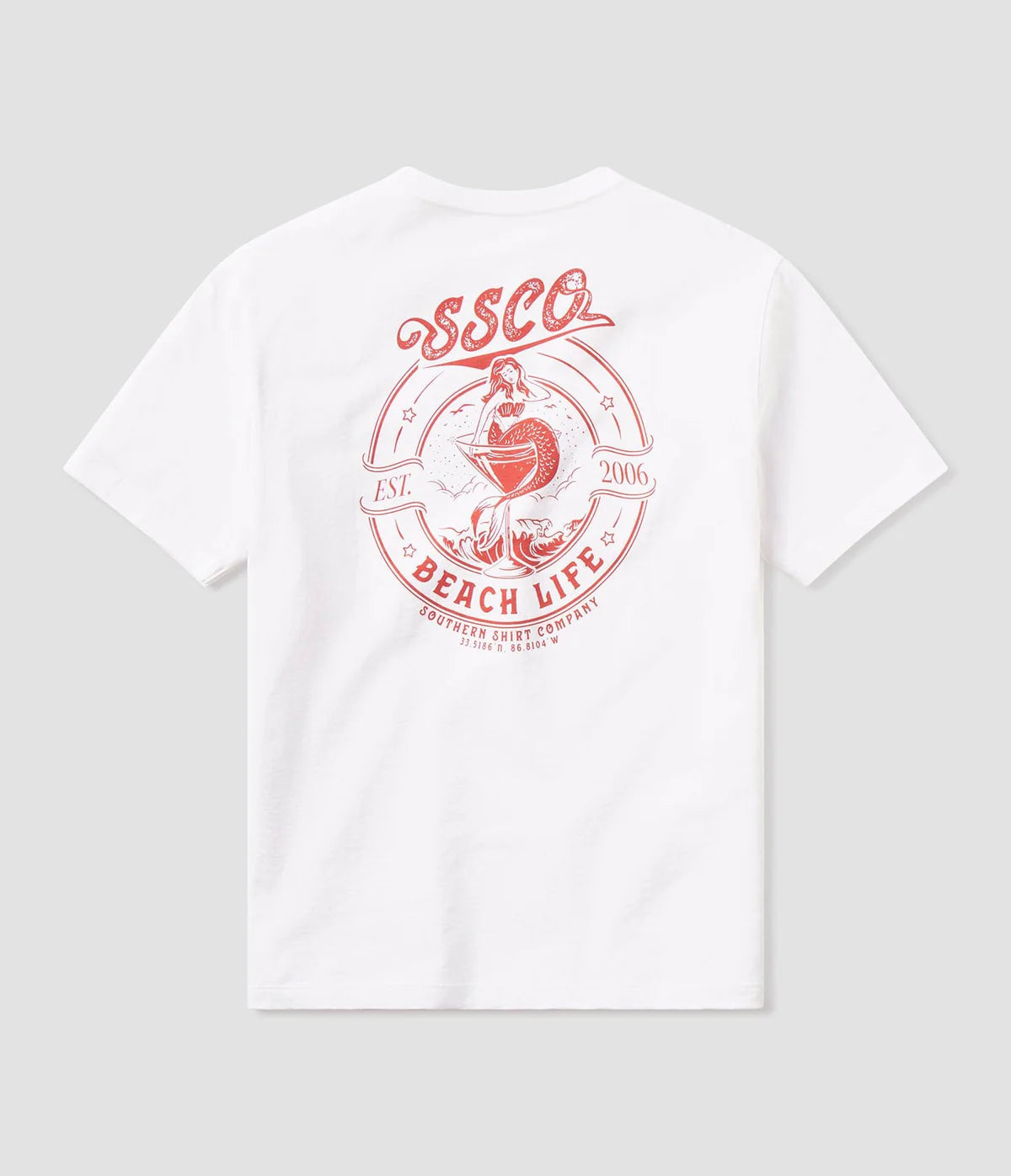 Beach Life Badge Short Sleeve Tee | Southern Shirt Co.