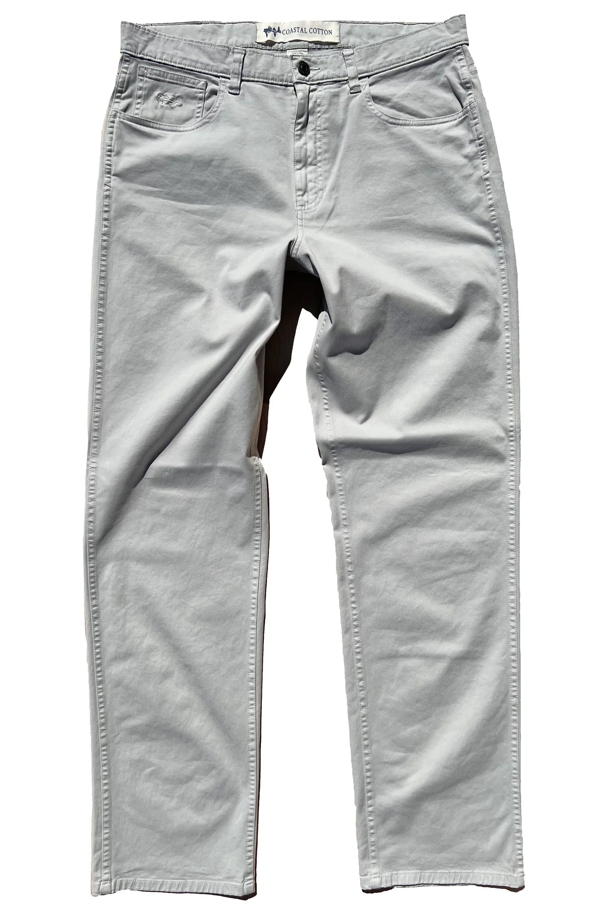 Men's Five Pocket Stretch Twill Pants | Coastal Cotton