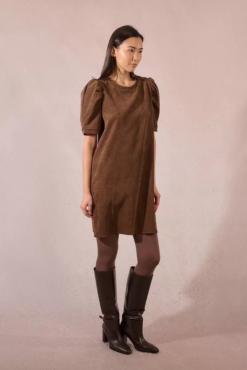 Textured Straight Mini Dress Molly Bracken