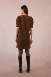 Textured Straight Mini Dress Molly Bracken