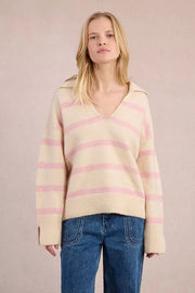 Striped Polo Sweater Molly Bracken
