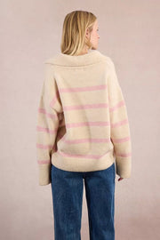 Striped Polo Sweater Molly Bracken