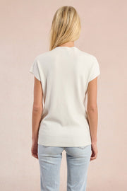 Slouchy Short Sleeve Sweater Molly Bracken