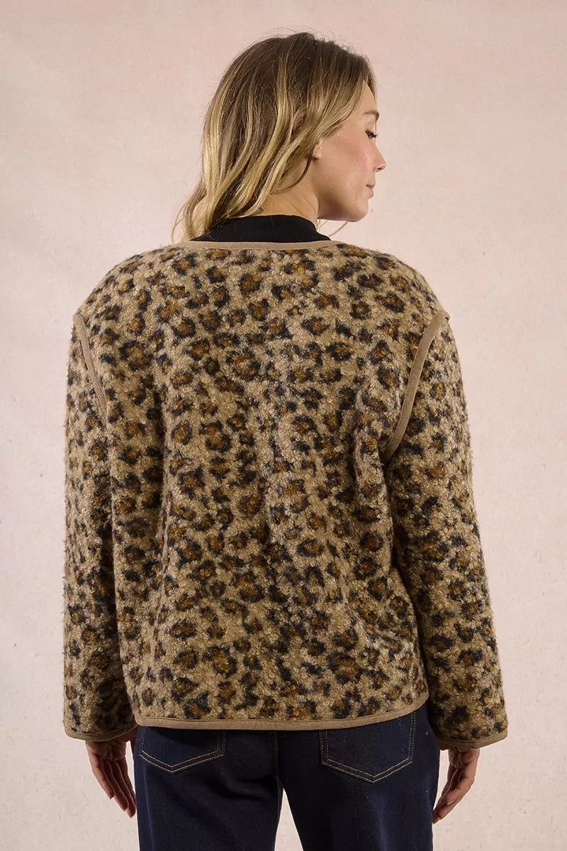 Textured Fur-Effect Jacket Molly Bracken