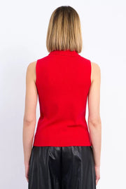 Sleeveless Turtleneck Sweater Molly Bracken