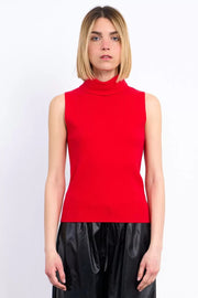 Sleeveless Turtleneck Sweater Molly Bracken