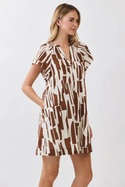 V-Neck Tunic Mini Dress Pinch