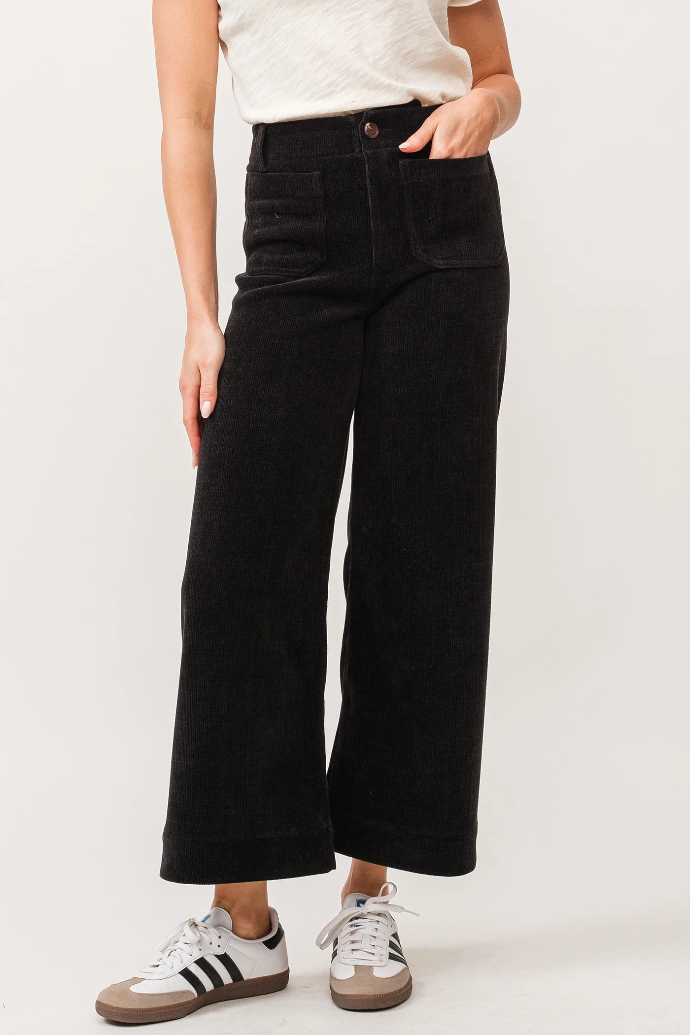 Audrey Wide Leg Corduroy Pants Dear John