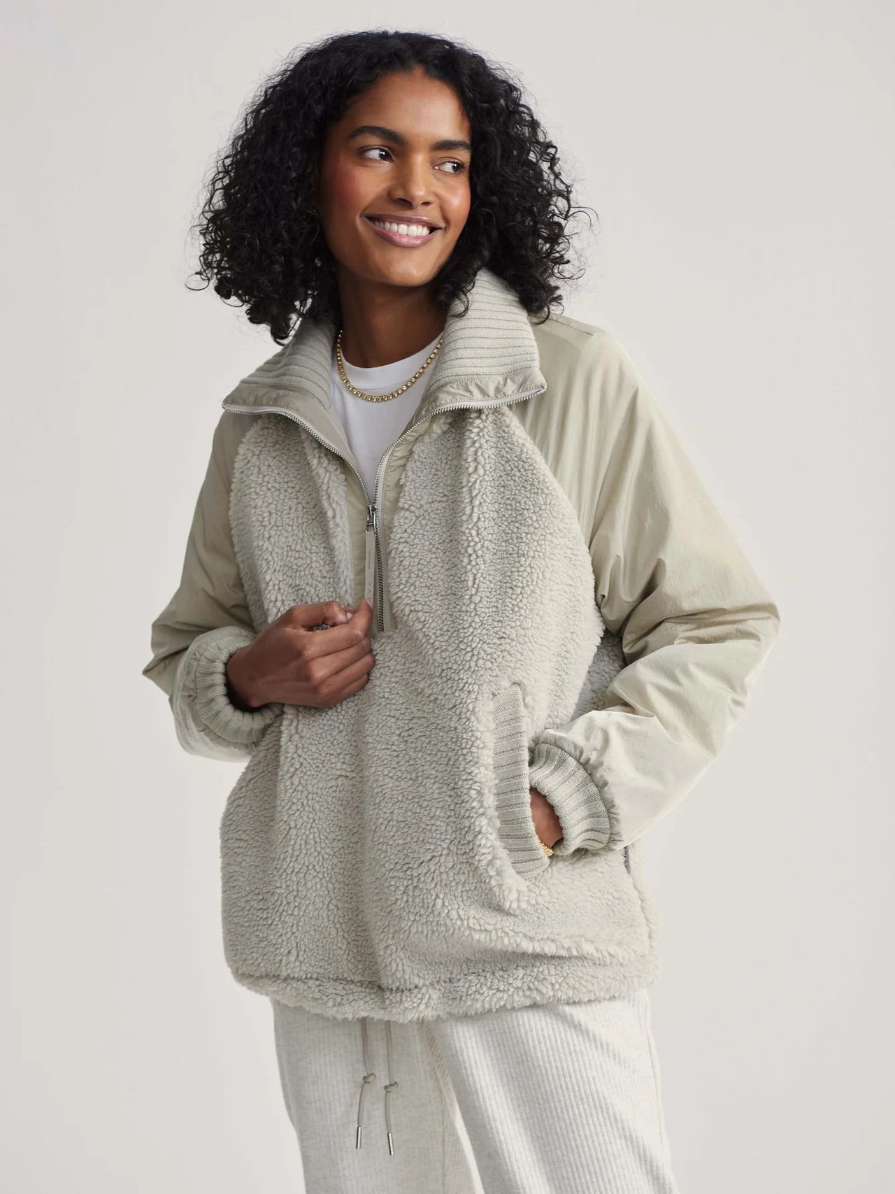 Denee Halfzip Sherpa Jacket | Varley