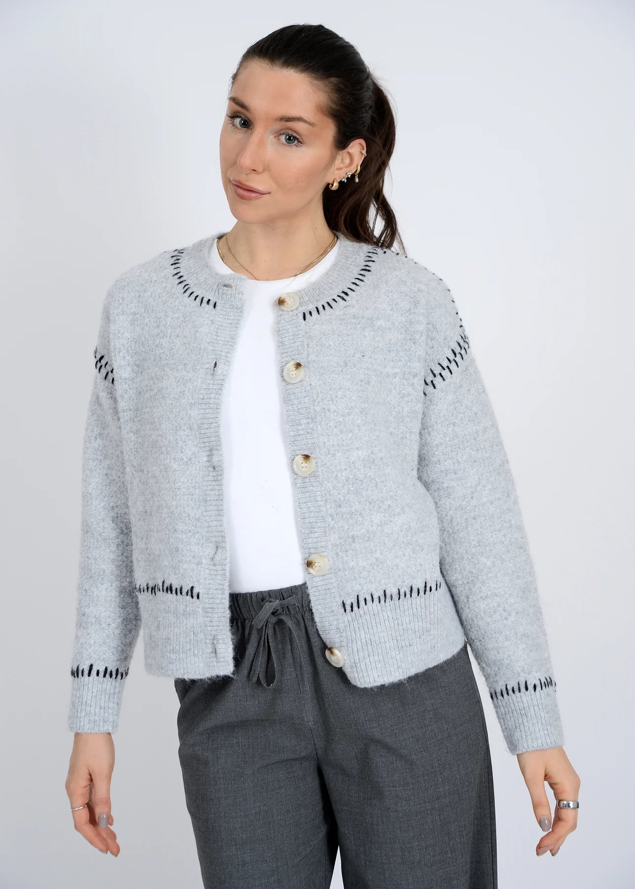 Lottie Stitch Detail Cardigan RD Style