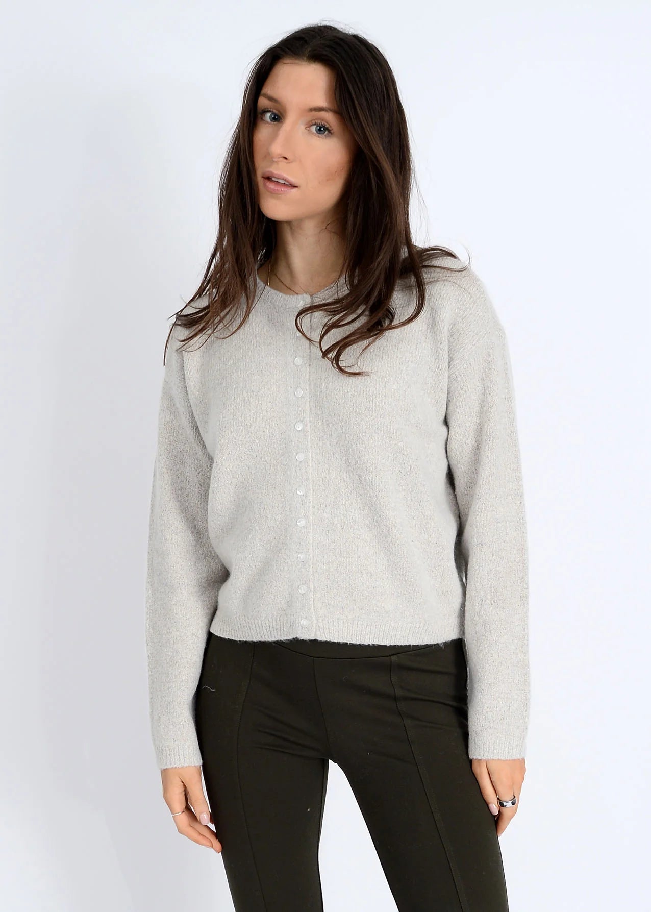 Zhongli Crewneck Cardigan RD Style
