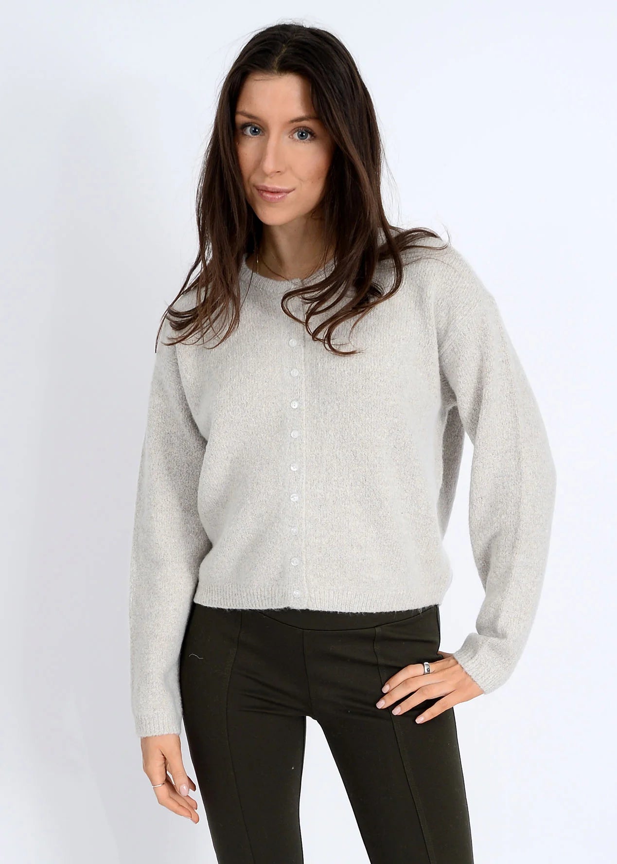 Zhongli Crewneck Cardigan RD Style