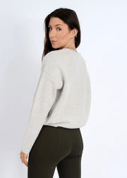 Zhongli Crewneck Cardigan RD Style