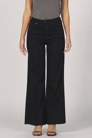 Fiona Wide Leg Jeans- Black Arrow Dear John