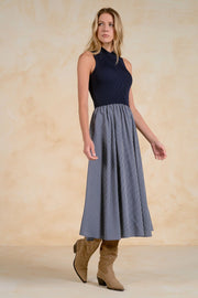 Knit Mock Neck Maxi Dress Elan