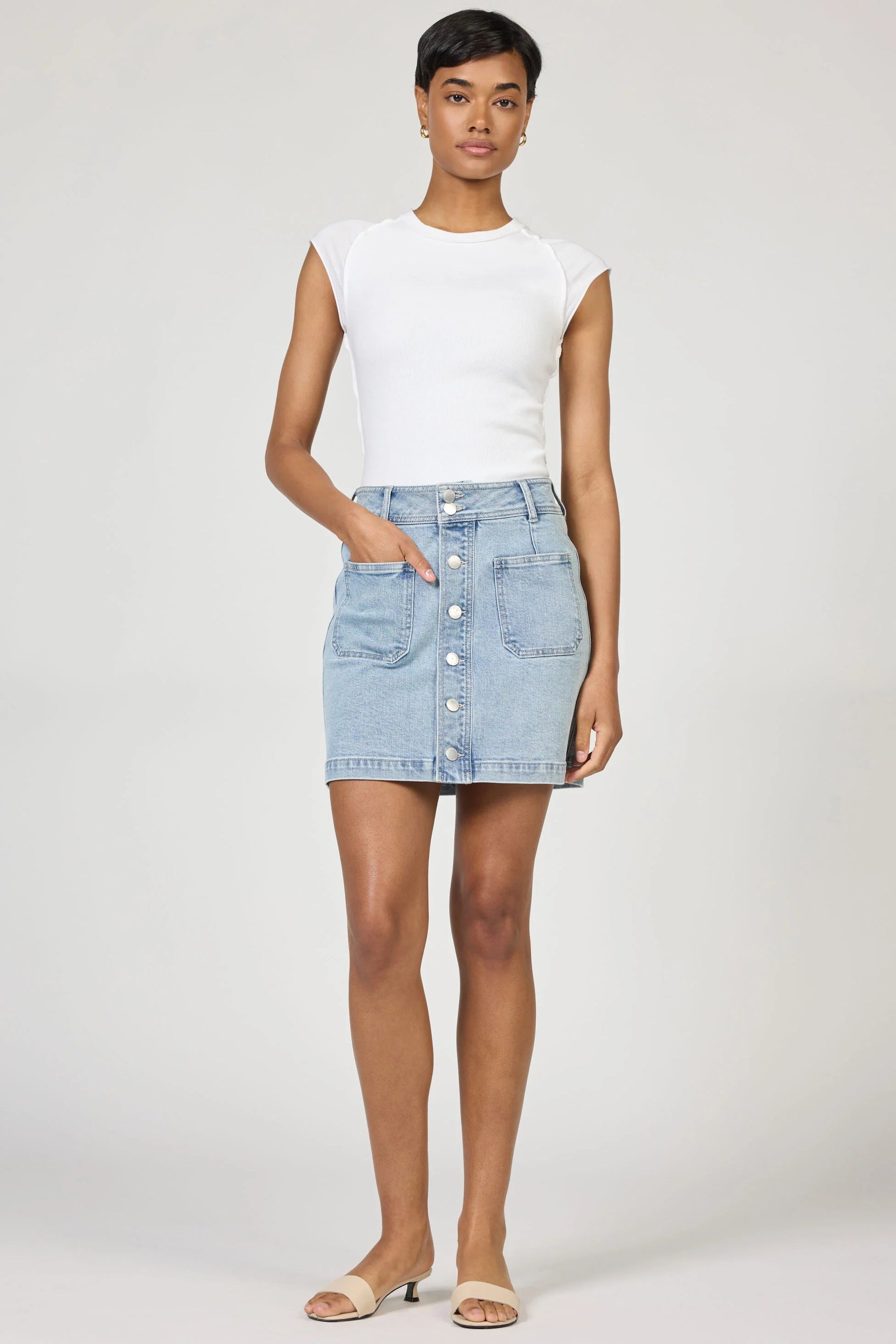 Quinn Denim Skirt Dear John