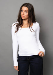 Mariana Long Sleeve Scoop Neck Shirt RD Style