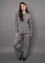 Ametrine Knit Hooded Pullover & Pant Set RD Style