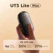UT3 Lite Plus Rechargeable Handwarmer in Black Ocoopa