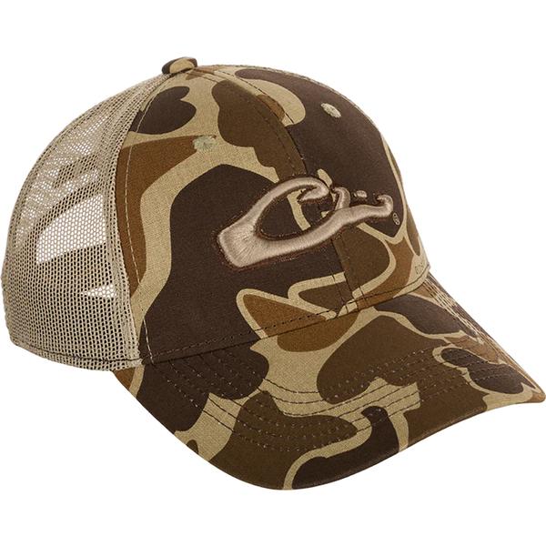 6-PANEL CAMO MESH BACK CAP 016/OLDSCHOOL