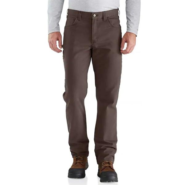 MEN`S RUGGED FLEX RIGBY FIVE POCKET PANT 909/DARKCOFFEE