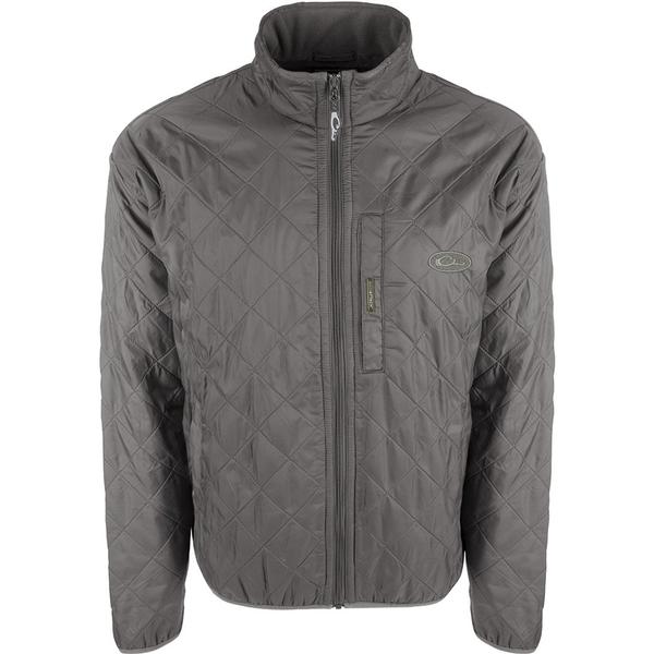 Delta Quilted Fleece Lined Jacket CHR/CHARCOAL