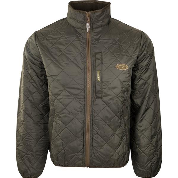 Delta Quilted Fleece Lined Jacket OLV/OLIVE