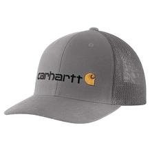 MEN'S FITTED CANVAS MESH BACK GRAPHIC CAP