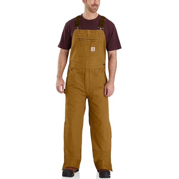 MEN'S QUILT LINED WASHED DUCK BIB OVERALL