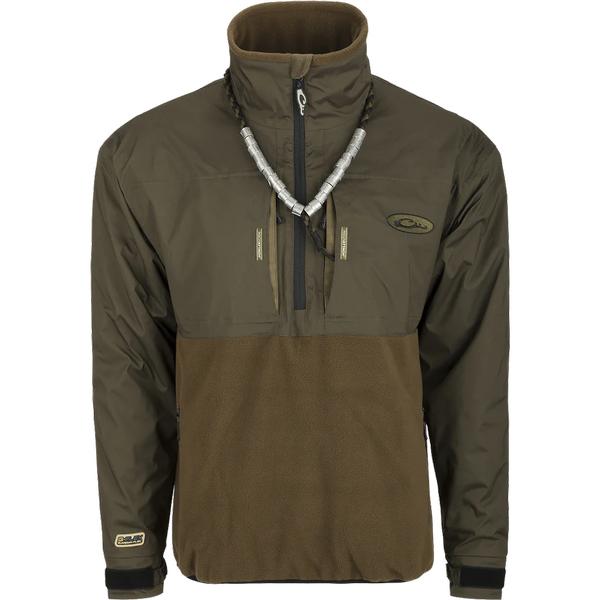 GUARDIAN FLEX FLEECE EQWADER 1/4 ZIP GTB/GREENTIMBER