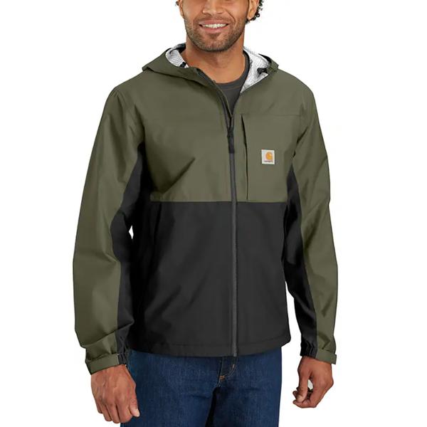 MEN'S Storm Defender RELAXED FIT LW PACKABLE JACKET GF0/BASIL/BLACK