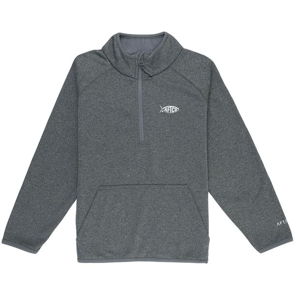 BOYS VISTA PERFORMANCE 1/4 ZIP CHARCOALHEATHER