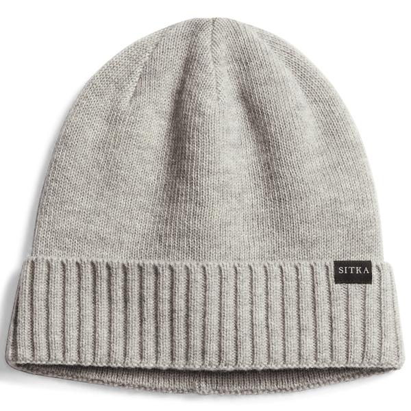 CUFFED KNIT BEANIE HEATHERGREY