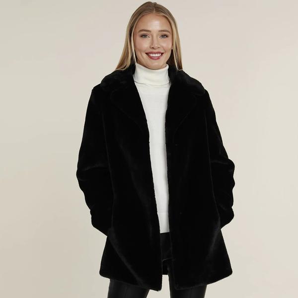  Faux Fur Coat