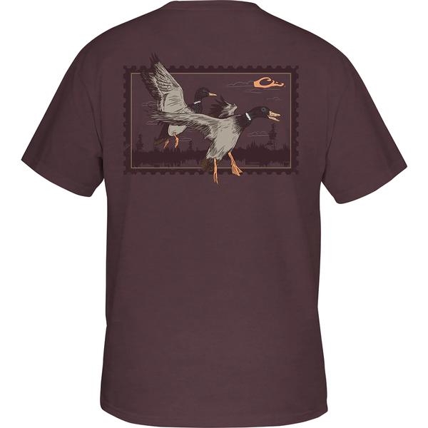 SUNSET FLIGHT S/S TEE WWH/WINSORWINEHTHR