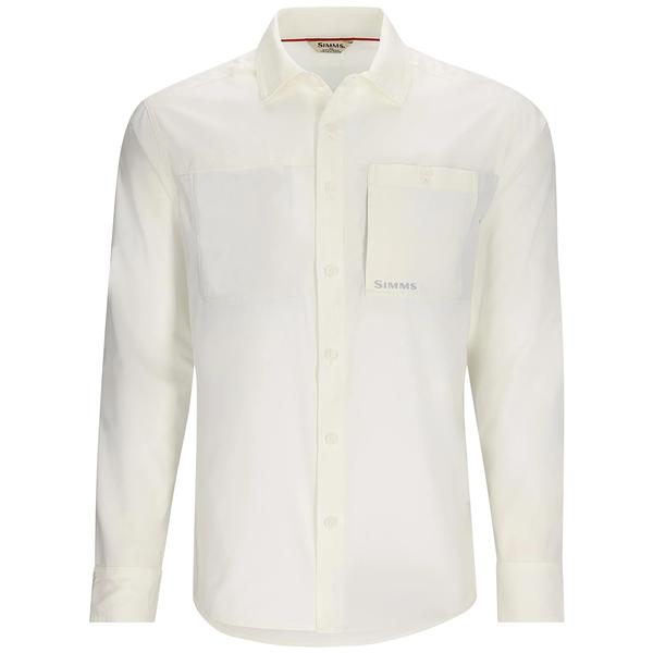 MEN`S SIMMS CHALLENGER L/S SHIRT 100/WHITE