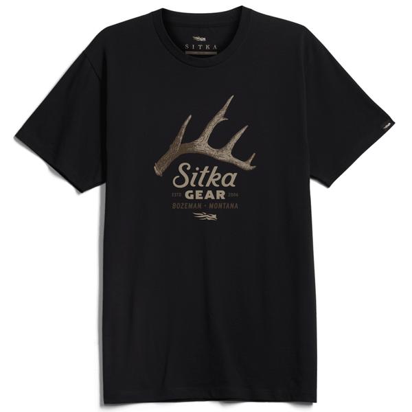 WHITETAIL SHED TEE BK/SITKABLACK