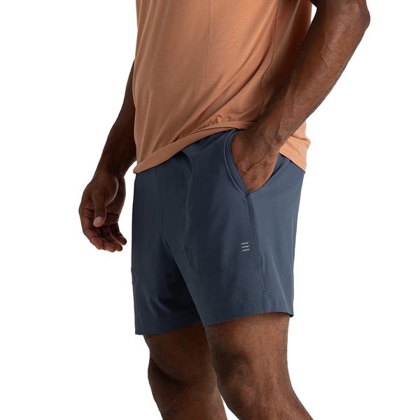 MEN`S LINED ACTIVE BREEZE SHORT 5.5`` 405/BLUEDUSKII