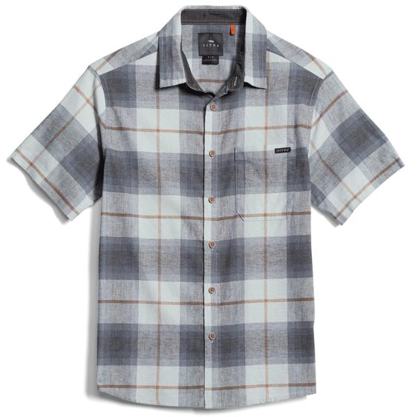 AMBARY PLAID S/S SHIRT BLHZ/BLUEHAZE