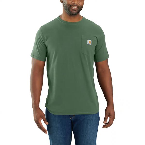 MEN'S FORCE RELAXED FIT MW S/S POCKET TEE GH6/FROSTEDBALSAM