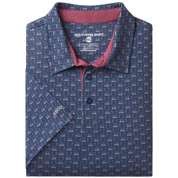 PERFECT ROUND PRINTED POLO 1212/DUSK