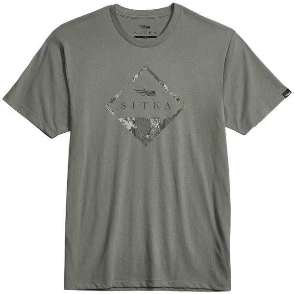 OPTIFADE BADGE TEE FIG/FIELDGREY