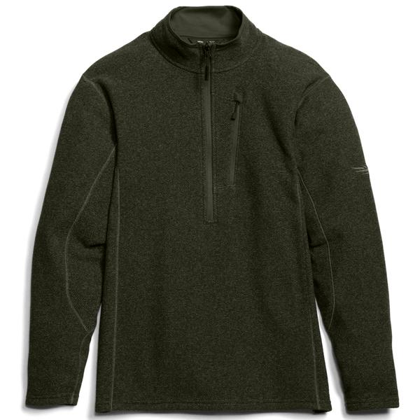 SNOWCREST HALF-ZIP FLEECE HEMH/HEMGRNHTHR