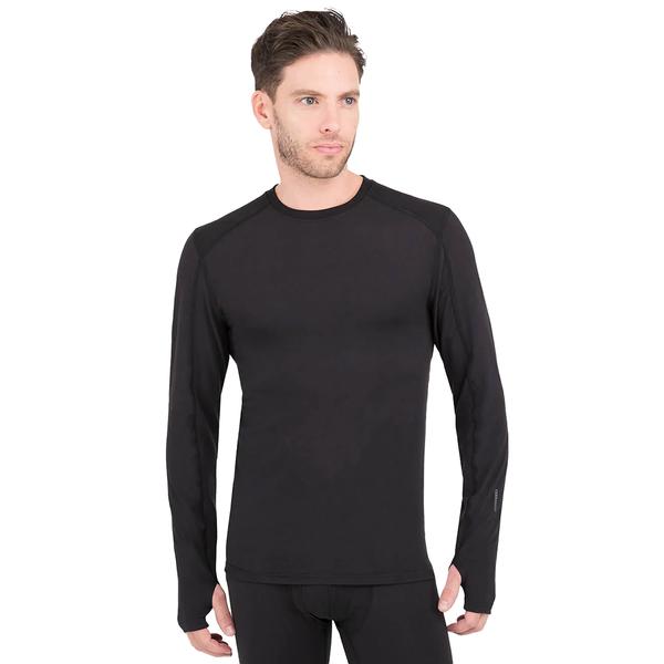 MEN`S THERMOLATOR Midweight Performance CREW BLACK