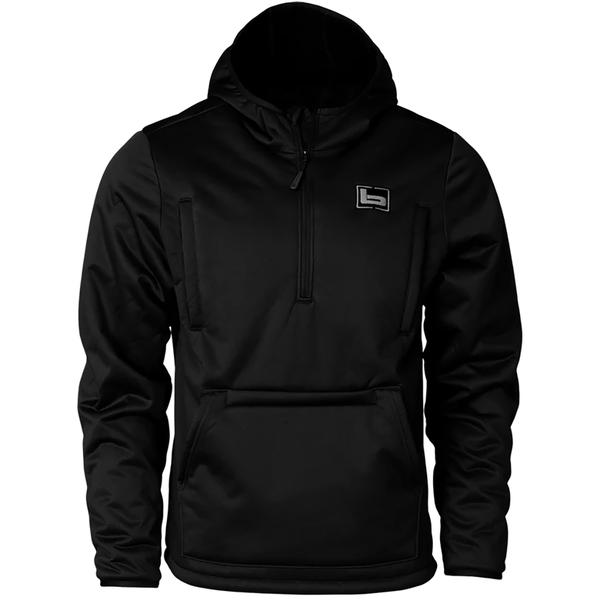 FANATECH Softshell 1/2-ZIP BK/BLACK