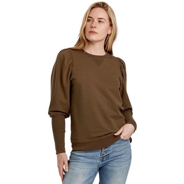 TARA PUFFY LONG SLEEVE SWEATSHIRT VINEYARD