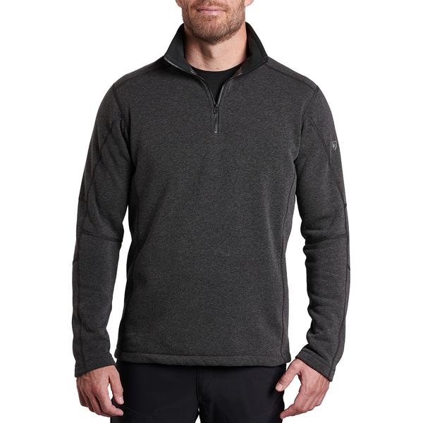 MEN`S REVEL 1/4 ZIP STEEL